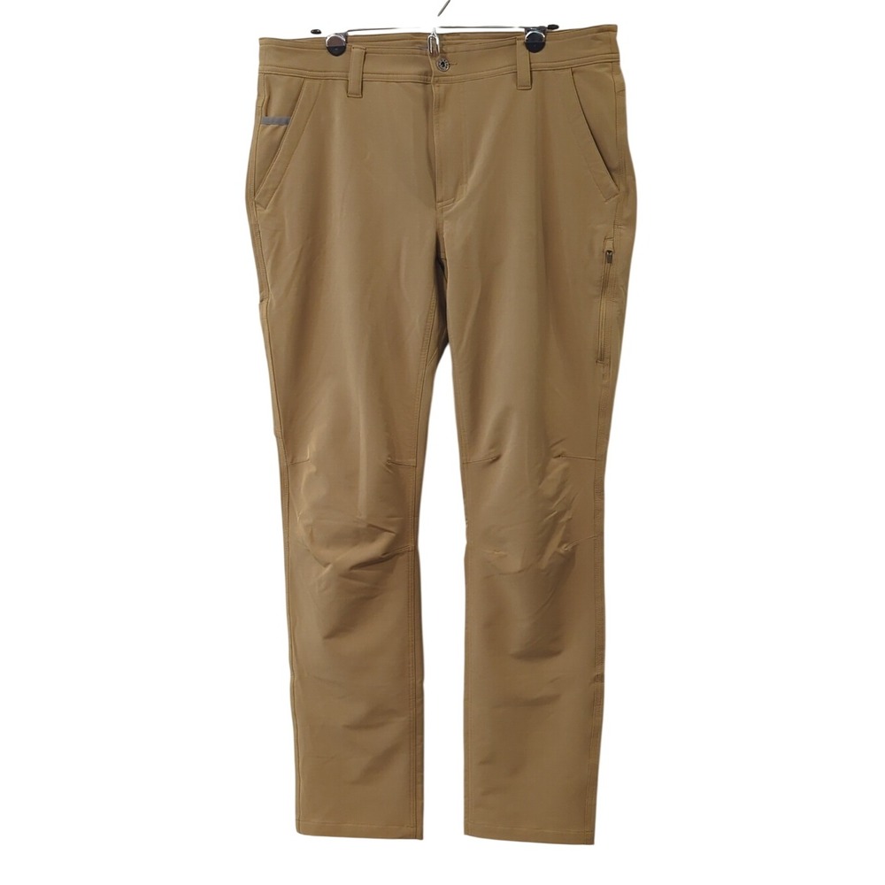 LL Bean Men's Venture Stretch Five Pocket Pants Dark Driftwood 36x34 Tan 506475